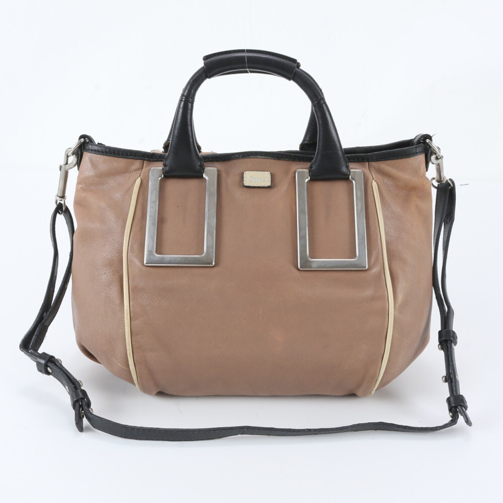 Chloé Chloe Ethel Leather 2-Way Shoulder Bag, Handbag, Tote Bag - Brand Name ...